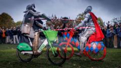 Bikes 'not for jousting,' says Lime after duel video — BBC Business, Madrid Business news