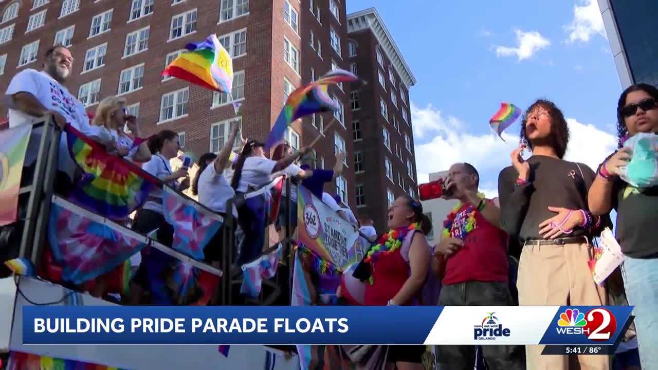 Inside the Central Florida workshop helping create floats for Come Out With Pride — WESH 2 Orlando, Madrid Business news
