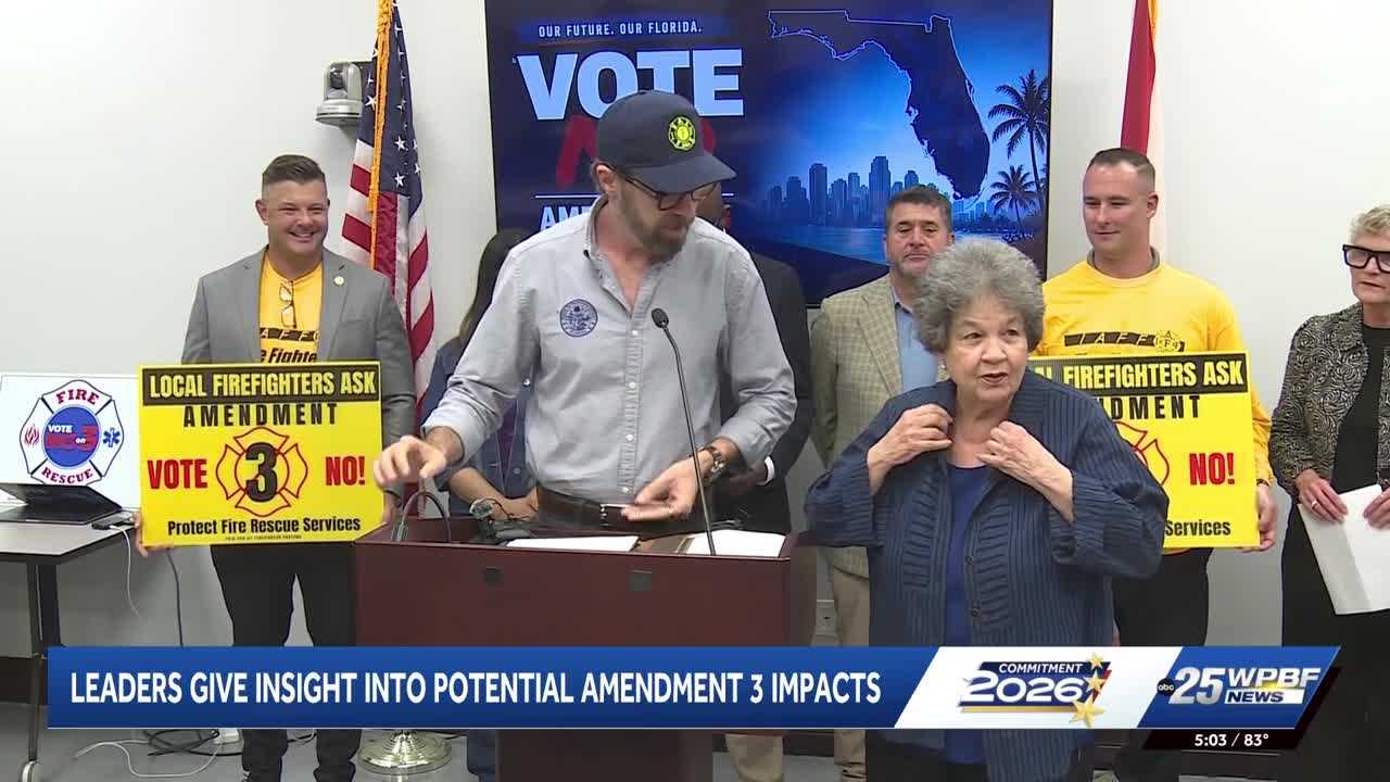 Florida officials discuss Amendment 3’s impact on property taxes and local services — WPBF West Palm Beach, Madrid Real Estate news